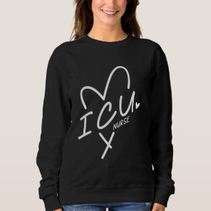 ICU Nurse Heartbeat Liebe Perfekte Geschenke Gesun Sweatshirt