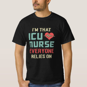 ICU Nurse Kinderzimmer Emergency Ambulance Liebe F T-Shirt