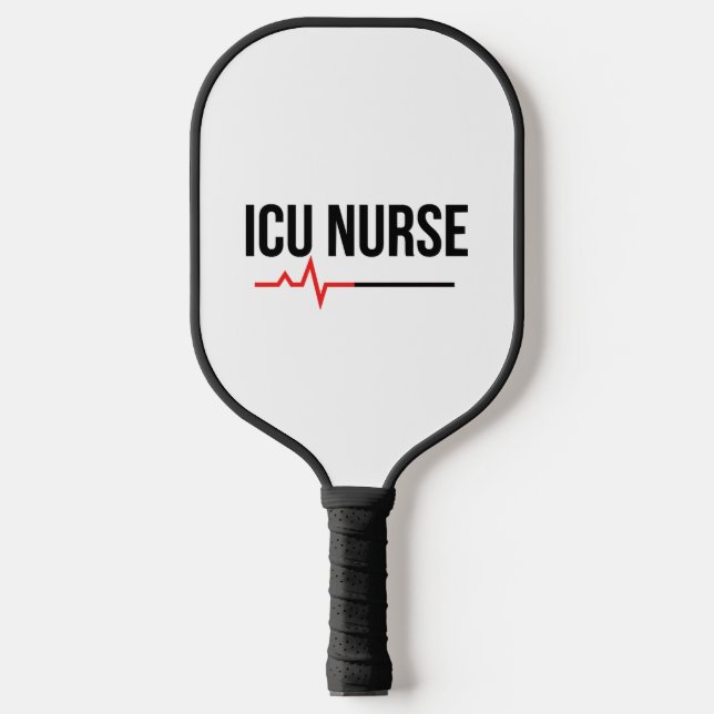 ICU Nurse Pickleball Schläger (Vorderseite)