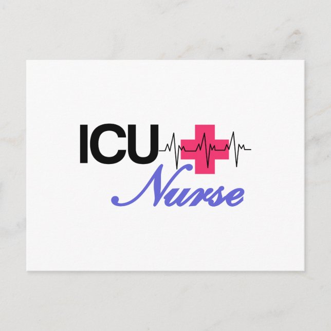 ICU Nurse Postkarte (Vorderseite)