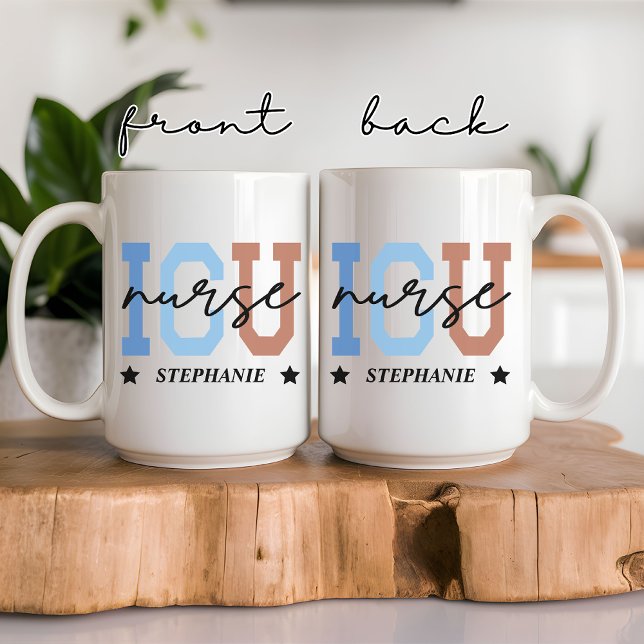 ICU Nurse Tasse, Geschenke für die Aufwertung von  Kaffeetasse (ICU nurse mug, nurse appreciation gift, custom nurse mug, nurse gift for her, medical student gift,)