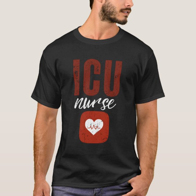 Icu Nurse Work School Nursing Team Squad T-Shirt (Vorderseite)