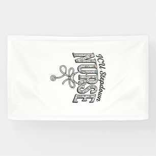 ICU-Schritt-nach-unten-Krankenschwester Vintage-Bl Banner
