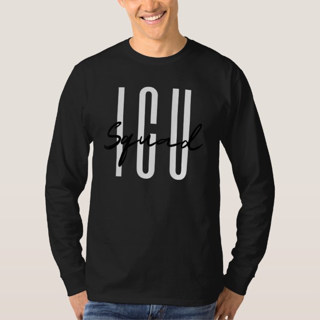 ICU Squad Intensive Care Unit ICU Nurure T-Shirt (Vorderseite)