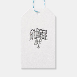 ICU Stepdown Krankenschwester Vintage Blumen Steth Geschenkanhänger