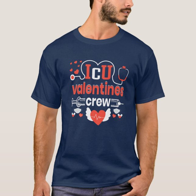 ICU-Valentinstag-Crew | Krankenversicherung T-Shirt (Vorderseite)