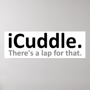 iCuddle Lustiger Poster