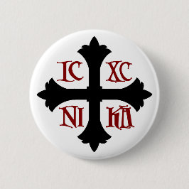 ICXC NIKA Cross Button