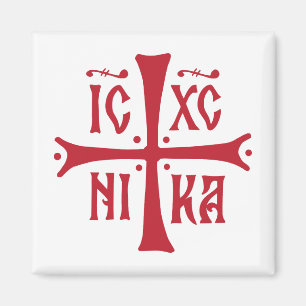 ICXCNIKA Kreuz orthodoxe Religion Christentum Symb Magnet