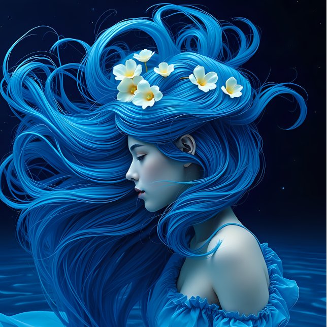 Icy Blue Elegance Schnitt Paper v1 Seidenpapier (Von Creator hochgeladen)