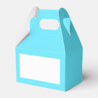 Icy Blue Gable Favor Box Geschenkschachtel
