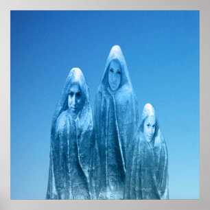 Icy Blue Himmel Poster