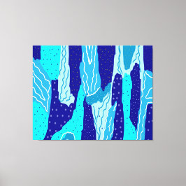 Icy Blue Ocean Leinwanddruck