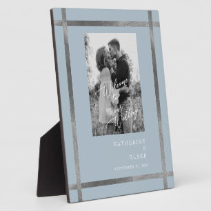 Icy Blue & Silver Herzlich Willkommen in unserem F Fotoplatte