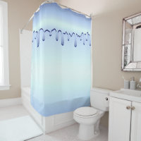 Icy Blue Tropfen Glam Girly