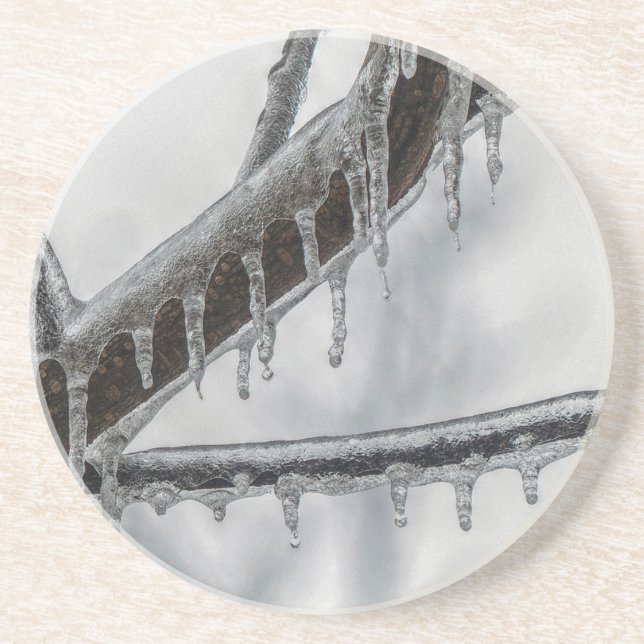Icy Branch Sandstein Untersetzer (Vorne)