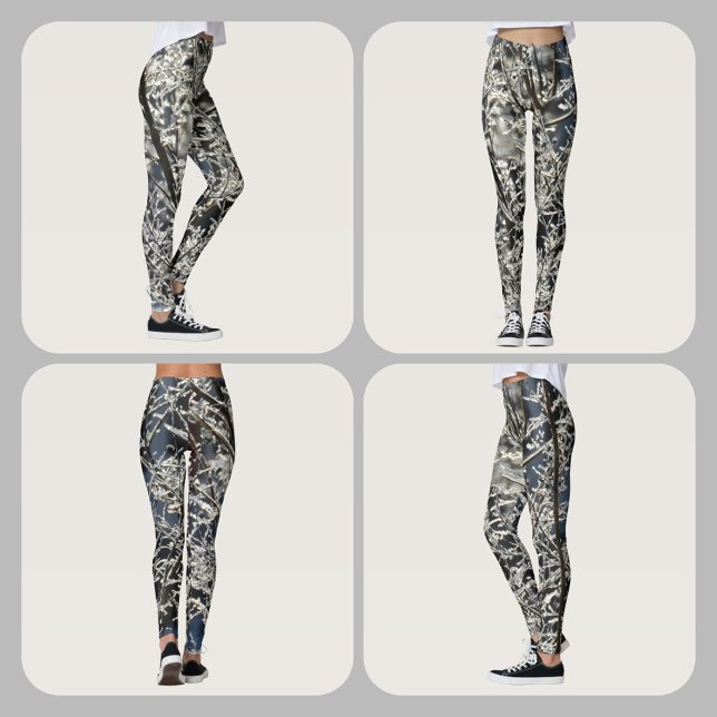 Icy Branches Winter Tree Nature Photography Leggings (Von Creator hochgeladen)