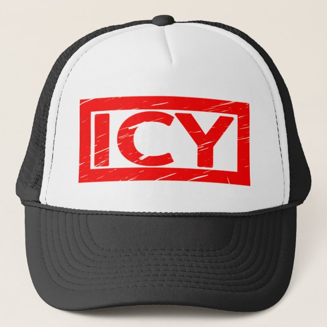 Icy-Briefmarke Truckerkappe (Vorderseite)