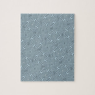 Icy Colored Abstrakt Arabesque Muster Puzzle