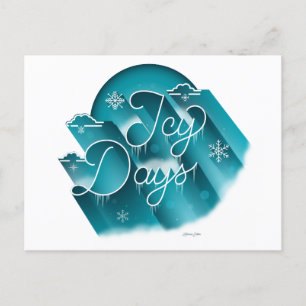 Icy Days / Postcard Feiertagspostkarte