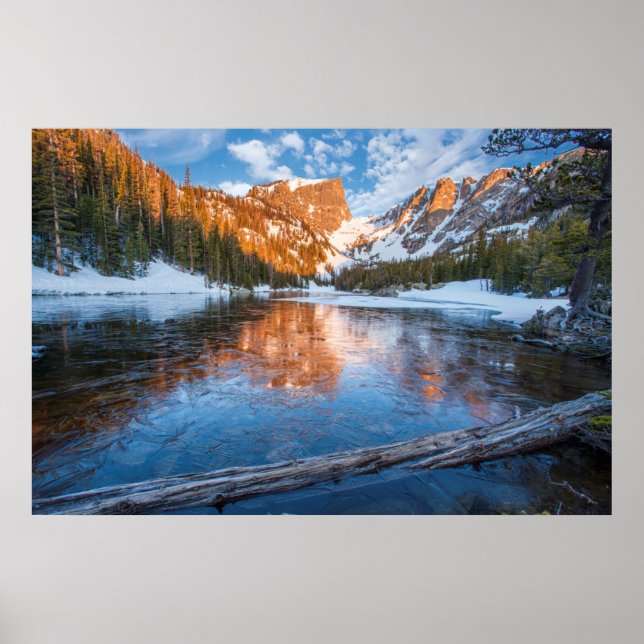Icy Dream Lake Poster (Vorne)
