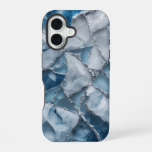 Icy Elegance Mattiert Marble Phone Case Design
