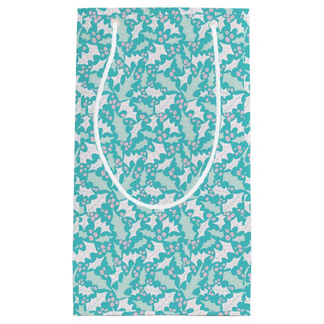 Icy Holly Small Geschenktasche Kleine Geschenktüte (Vorderseite)