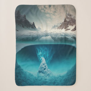 Icy Mountain View Sherpadecke