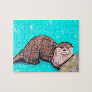 Icy Otter Painting Puzzle