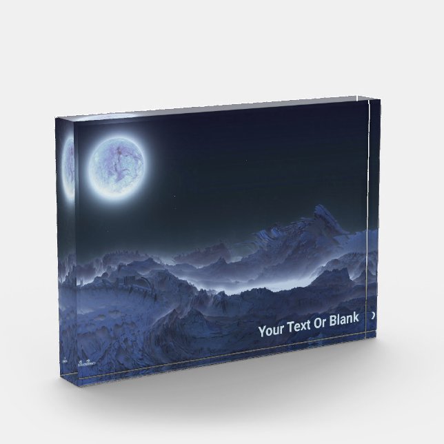 Icy Planet, Frozen Moon Fotoblock (Links)