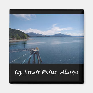 Icy Strait Point Alaska Souvenir Foto Magnet