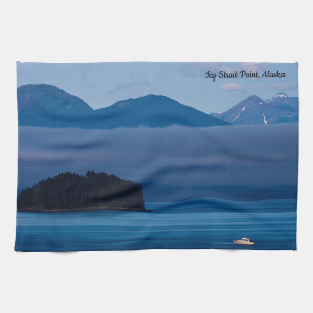 Icy Strait Point, Hoonah, Alaska Kitchen Teetuch Geschirrtuch (Horizontal)