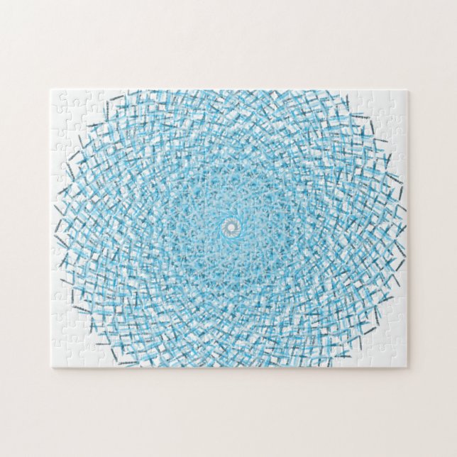 Icy Thorns (Abstrakte Kunst) Puzzle (Horizontal)