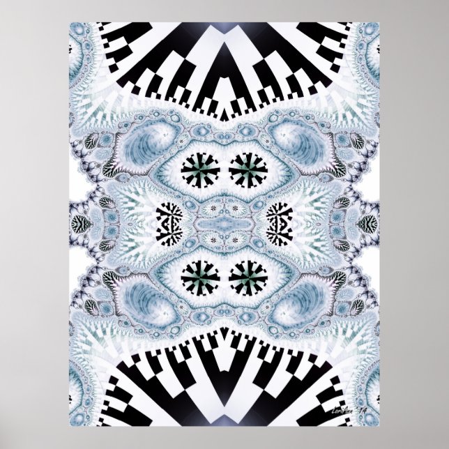 Icy Tiles Poster (Vorne)