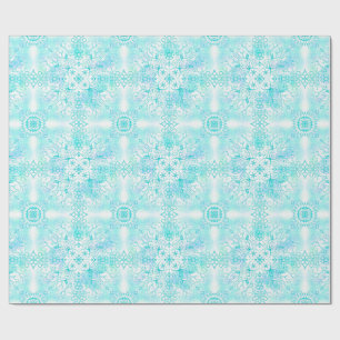 Icy Trees Winter Wrapping Paper Geschenkpapier