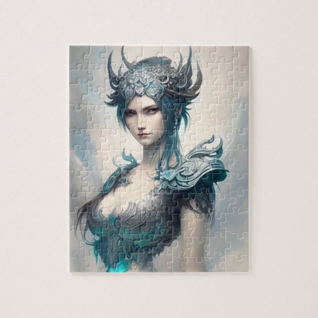 Icy Warrior Princess Puzzle (Vertikal)