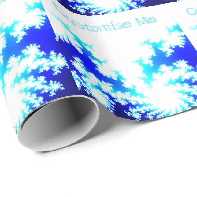 Icy Wind Geschenkpapier (Rolleneckpunkt)