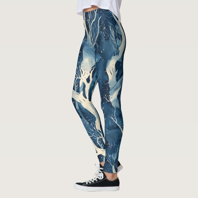 Icy Winter Pattern Leggings (Links)