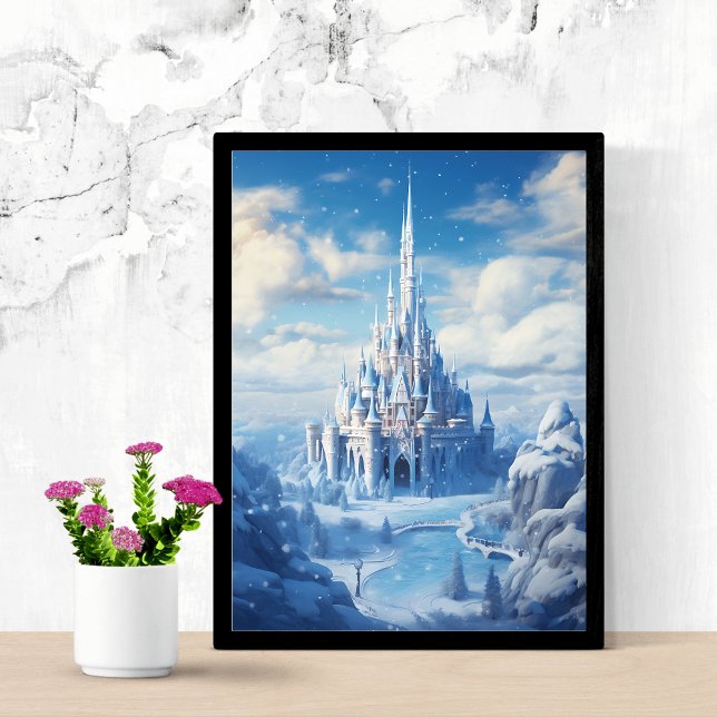Icy Wonder: Poster von Grand Ice Castle (Von Creator hochgeladen)