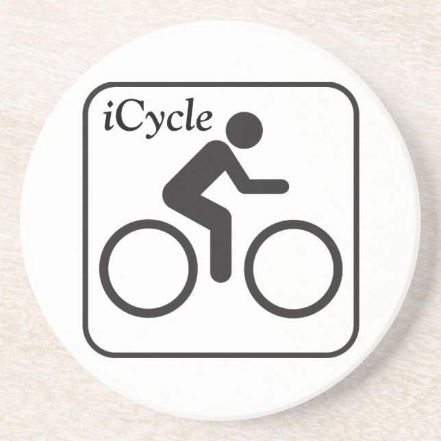 iCycle Sandstone-Coaster Sandstein Untersetzer (Vorne)
