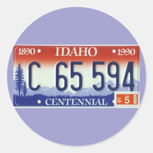 ID91 RUNDER AUFKLEBER (Vorderseite)