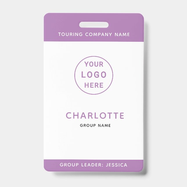 ID Abzeichen Template Children School Tour Musik-T Ausweis (Vorderseite)