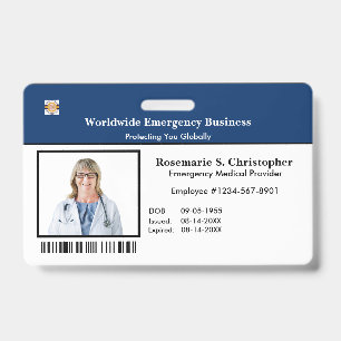 ID-Ausweis Bar Code Foto Ausweis
