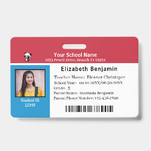 ID-Ausweis Schüler Kind Schule Ausweis