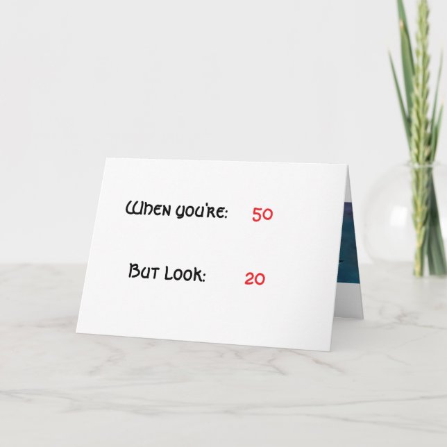 ID Bitte, es ist mein Geburtstag Karte (Vorderseite)