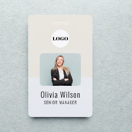 ID Card Badge | Business Logo Employee Photo Ausweis
