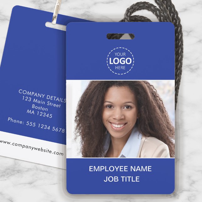 ID Card Foto und Logo Upload Mitarbeiter Ausweis (Von Creator hochgeladen)