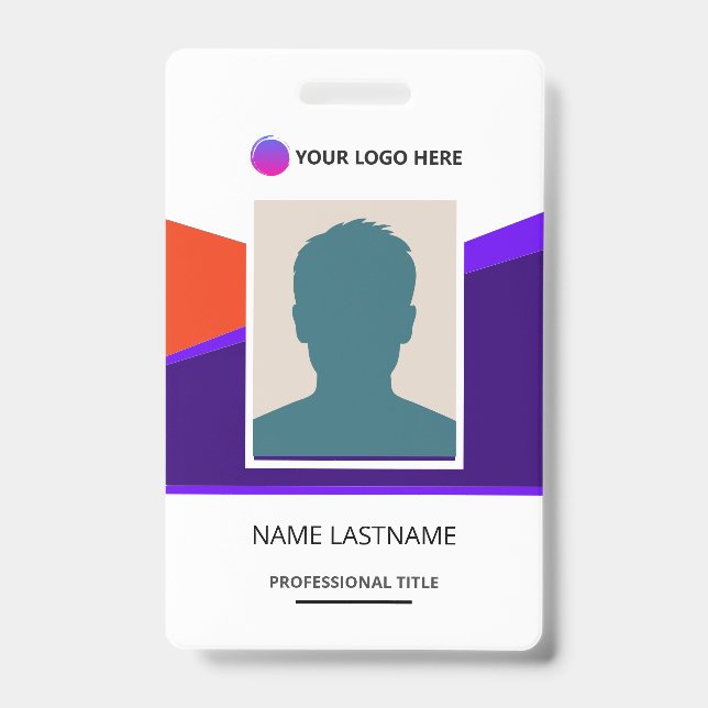ID Card Identification Badge Ausweis (Vorderseite)