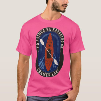 Id eher Kayaking am Cramer Lake in Wisconsin T-Shirt