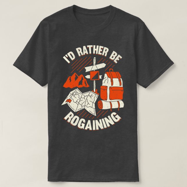 Id eher Rogaining Rogaines Hob T-Shirt (Design vorne)